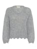 Cream Strickpullover CRNiso Loose fit in Grey Melange