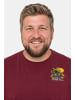 Men Plus Kurzarm T-Shirt in kupfer braun