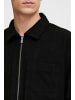 !SOLID Kurzjacke SDKlostermann 21301084-ME modische einfarbige Hemdjacke mit Logo-Patch in Schwarz