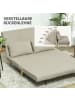 HOMCOM Schlafsofa-130L x 78B x 79H cm-Beige