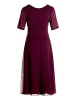 Vera Mont Cocktailkleid im Glitzer-Look in Strong Aubergine