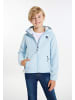 Schmuddelwedda Jungs Strickfleeceblouson in Eisblau Melange