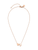 PURELEI Kette Letter Heart U Rosegold