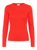 SAINT TROPEZ Langarm-Bluse AsterSZ Slim fit in Flame Scarlet