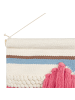 Beliani Wandbehang MOOLA in Beige/Rosa/Blau - (W) 60 x (H) 109 x (L) 1 cm