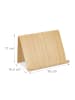 relaxdays Tablet-Ständer in Natur - (B)26 x (H)17 x (T)15,5 cm