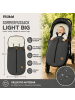 fillikid Sommerfußsack Light Big 100x50 cm Exklusiv in Grau