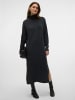 Vero Moda Strickkleid in Dark Grey Melange