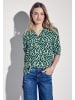 Street One Print Shirt mit Knopfdetail in Mehrfarbig