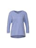 Street One Langarmshirt in dazzling blue melange
