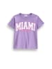 Coccodrillo T-Shirt mit kurzen Ärmeln in violett