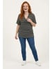 Shape Of You Blouse in Schwarz-Weiß