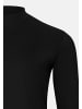 Ragman Langarmshirt Basic in Schwarz