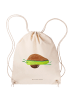 Mr. & Mrs. Panda Drawstring Bag Avocado Yoga ohne Spruch in Creme