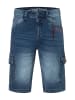 Timezone Jeansshorts Reißverschluss Cargotaschen Sommer in Navy