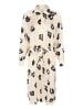 Soaked in Luxury Kleid SLErwina Lockere Passform in Black and White Flower Print