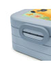 Mr. & Mrs. Panda Bento Box Mops Design mit Spruch in Blau Pastell