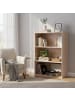 relaxdays Bücherregal in Eiche - (B)60 x (H)82 x (T)24 cm