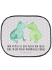 Mr. & Mrs. Panda Sonnenschutz Frosch Liebe mit Spruch in Grau Pastell