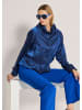 MADELEINE Outdoorjacke mit Kapuze, Raglanärmel in royalblau / metallic