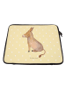 Mr. & Mrs. Panda Laptop Sleeve Esel ohne Spruch in Gelb Pastell