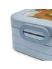 Mr. & Mrs. Panda MEPAL Bentobox Hund Dogge Design mit Spruch in Blau Pastell