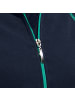 Erwin Müller Sweat Freizeitanzug in marine/smaragdgrün