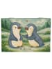 Mr. & Mrs. Panda Aufbewahrungsbox Pinguine trösten Design ohne S... in Weiß