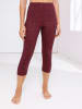 Sieh an! 7/8-Leggings in kirsche-schwarz-bedruckt
