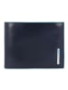 Piquadro Blue Square Geldbörse II Leder 12,5 cm in night blue