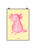 Mr. & Mrs. Panda Print Axolotl Niedlich ohne Spruch in Gelb Pastell