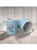 Mr. & Mrs. Panda Kaffeebecher Narwal Gitarre ohne Spruch in Blau Pastell