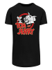 F4NT4STIC Long Cut T-Shirt Tom and Jerry TV Serie Distressed in schwarz