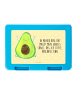 Mr. & Mrs. Panda Lunchbox Avocado Glücklich mit Spruch in Gelb Pastell