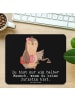 Mr. & Mrs. Panda Mouse Pad Juristin Herz mit Spruch in Schwarz