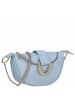 Seidenfelt Sonka - Umhängetasche 19 cm (shy blue/gold) in shy blue/gold