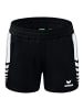 erima Six Wings Shorts in schwarz/weiss