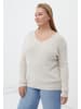 Finn Flare Langarmpullover Basic in beige