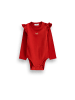 Coccodrillo Langarm-Body in rot