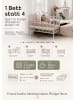 Sämann Beistellbett mit Matratze & Umbauseite -BLACK EDITION - Dreamy 4 in 1 Bett