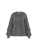 IZIA Women Cardigan in grey melange