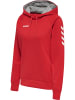 Hummel Hummel Cotton Kapuzenpullover Hmlgo Multisport Damen Atmungsaktiv in TRUE RED