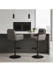DUBI Möbel 2er-Set: Barhocker Aris in Taupe - (B)54 x (H)101 x  (T)57 cm