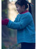 Little Green Radicals Organic Waffle Cotton Jacket in Blue