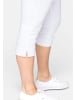 sheego Caprihose in weiß