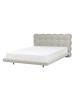 Beliani Doppelbett SOULISSE in Beige/Schwarz - (W) 158 x (H) 93 x (L) 222 cm
