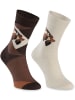 Fußballverein 1. FC Köln Socke "Socken 2er Set Hennes" in Multicolor