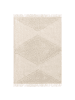 Beliani Kurzflor KHONOMA in Beige - (W) 160 x (L) 230 cm