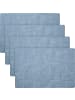 Erwin Müller Tischset 4er-Pack Elvas in blau