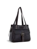 KLONDIKE 1896 Rush Zoe Schultertasche Leder 26 cm in dunkelbraun